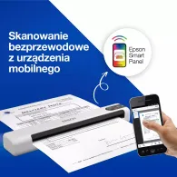 Przenośny skaner Epson WorkForce DS-80W B11B253402 - A4, 600x600 DPI, 4ppm