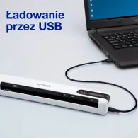 Przenośny skaner Epson WorkForce DS-80W B11B253402 - A4, 600x600 DPI, 4ppm