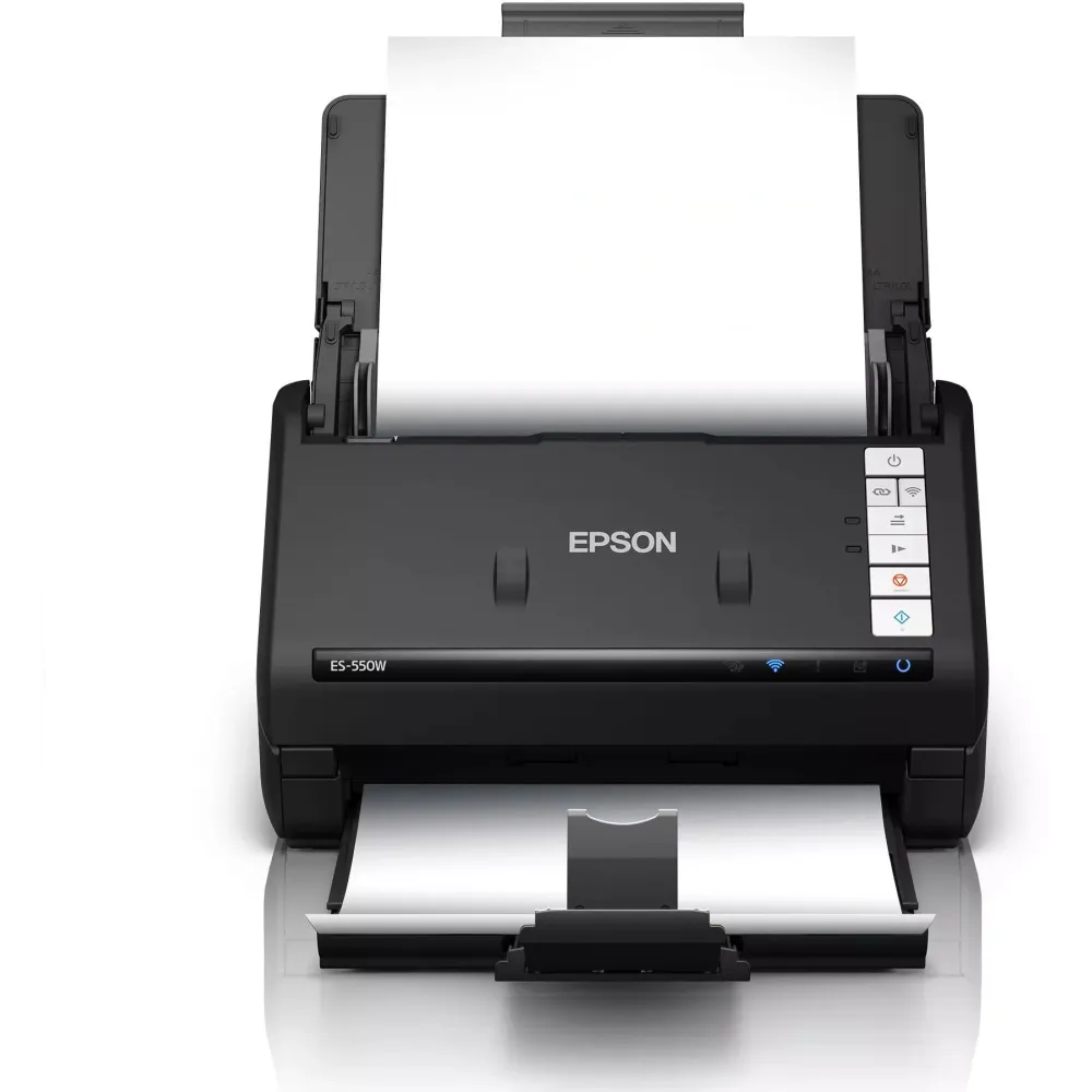 Kompaktowy skaner dokumentów Epson WorkForce ES-550W B11B287401 - A4, do 90 str.|min, 600x600 DPI