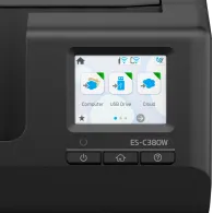 Kompaktowy skaner dokumentów Epson ES-C380W B11B269401 - A4, 600x600 DPI, 30 str.|min