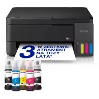 Urządzenie wielofunkcyjne atramentowe Epson EcoTank L3310 C11CL61401 - A4, 33 str.|min, 5760x1440 DPI