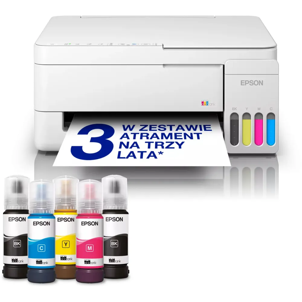 Urządzenie wielofunkcyjne atramentowe Epson EcoTank L3356 C11CL62412 - A4, 33 str./min, 5760x1440 DPI