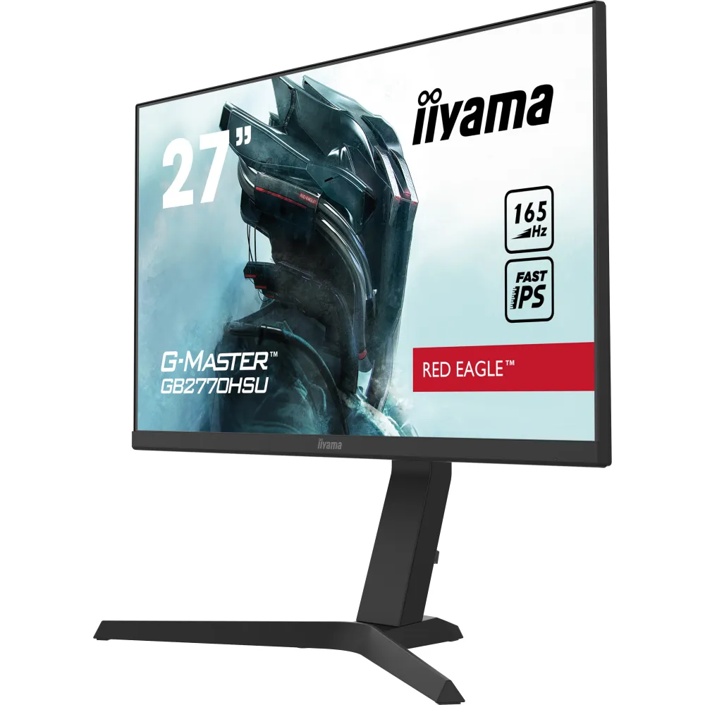 Monitor iiyama G-MASTER GB2770HSU-B1 - 27"/1920x1080 (Full HD)/165Hz/IPS/FreeSync/HDR/0,8 ms/pivot/Czarny - zdjęcie