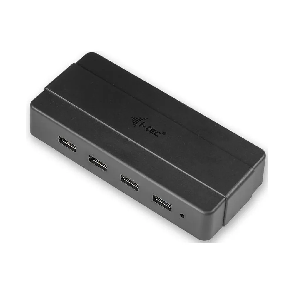 Stacja dokująca i-tec 4x USB-A 3.0 + Power Adapter U3HUB445, 4 porty, Czarna | Sklep ITnes.pl, IT for BUSINESS