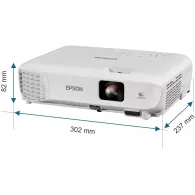 Projektor Epson EB-W53 V11HB57040, 3LCD, WXGA 1200x800, 4000 ANSI lumenów, Biały | Sklep ITnes.pl, IT for BUSINESS