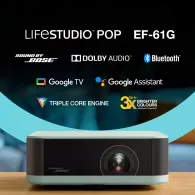 Projektor Epson Lifestudio Pop EF-61G V11HB72340, FHD, 700 lumenów, 5m:1, 1.6kg, Google TV, Zielony | Sklep ITnes.pl, IT for BUSINESS