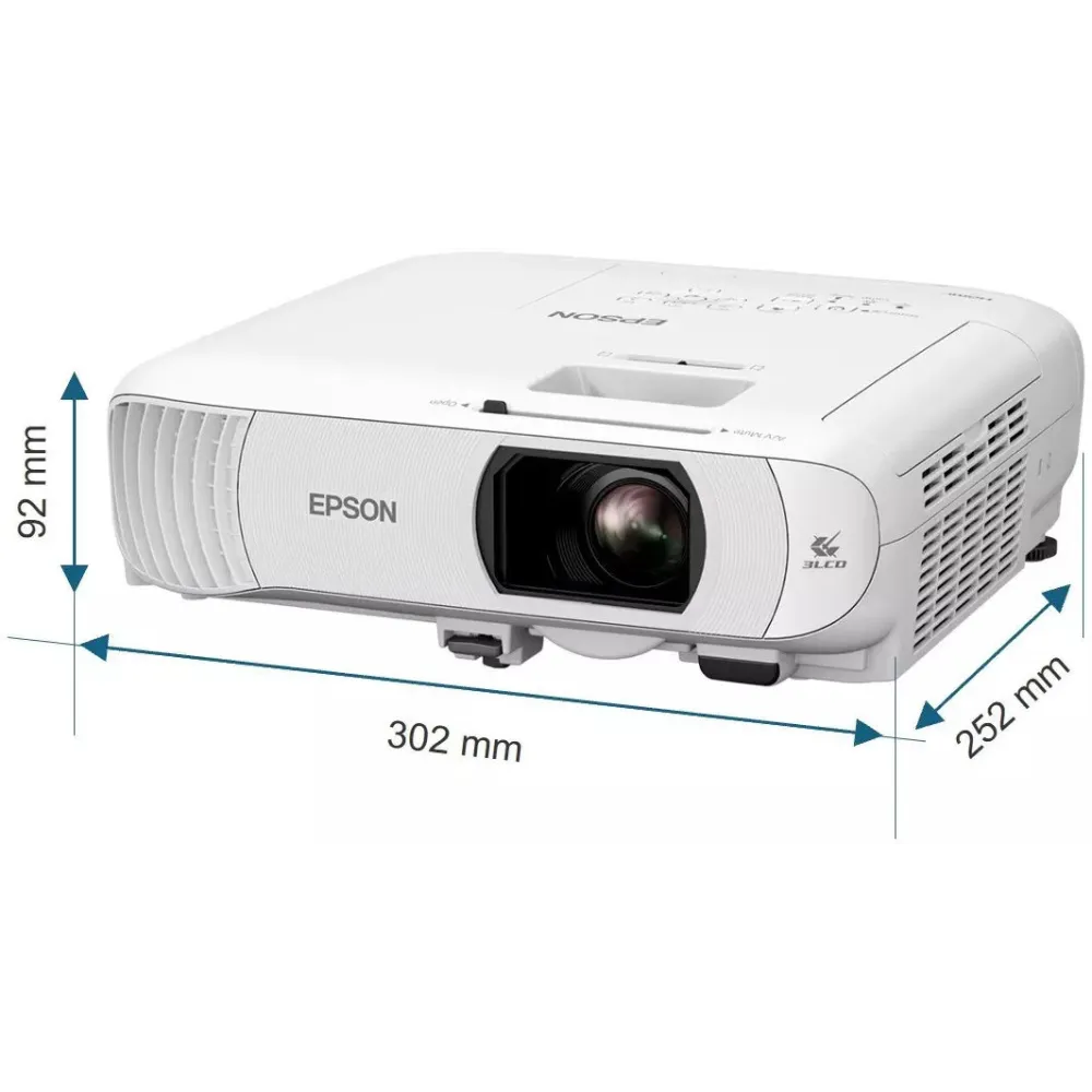 Projektor Epson EH-TW840 V11HB63040 - 3LCD, 1920x1080, 4000 ANSI lumenów, Biały - zdjęcie