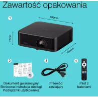 Projektor Epson Lifestudio Pop Plus EF-62B V11HB73140, 3LCD, 4K, 700 lumenów, 5m:1, 1.6kg, Google TV, Czarny | Sklep ITnes.pl, IT for BUSINESS