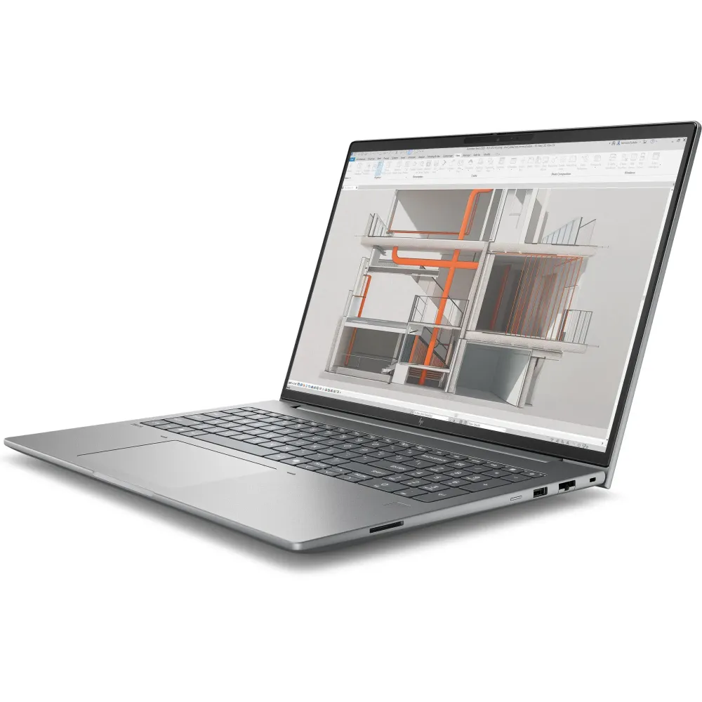 Zdjęcie produktu Laptop HP ZBook X G2i 16 DP7U2RET - Core Ultra 9 386H/16" WUXGA IPS/RAM 64GB/SSD 4TB/NVIDIA RTX PRO 2000/Srebrny/Windows 11 Pro
