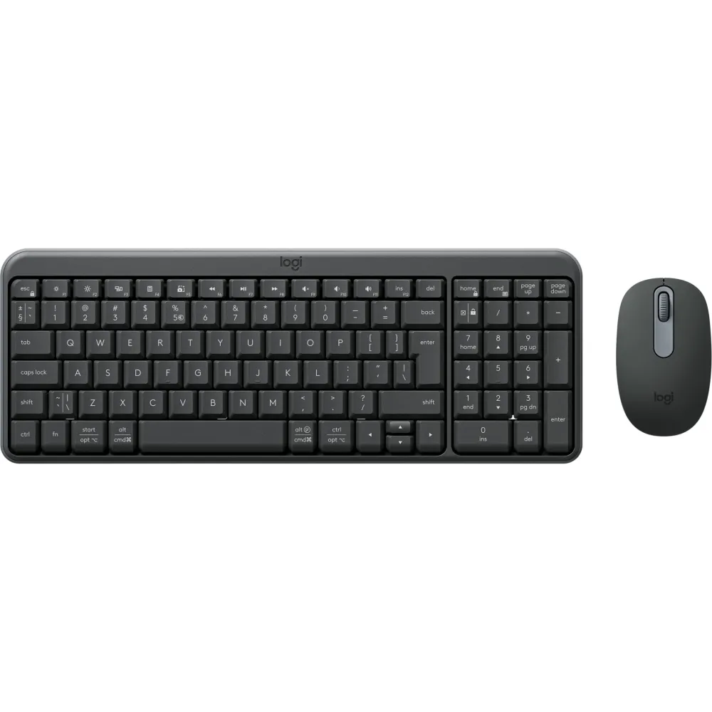 Zestaw bezprzewodowy klawiatury i myszy Logitech MK250 Compact Bluetooth Wireless Combo 920-013519, Grafitowy | Sklep ITnes.pl, IT for BUSINESS