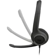 Słuchawki z mikrofonem Logitech H390 981-001576 - USB-C, Czarne