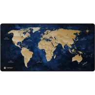 Podkładka pod mysz Natec World Deep Blue NPO-2243 - 800x400x2,5 mm, Niebieska