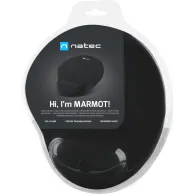 Natec NPF-0783 PODKŁADKA POD MYSZ NATEC MARMOT CZARNA 240X212MM ŻELOWA | Sklep ITnes.pl - IT for BUSINESS