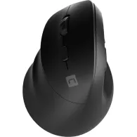 Mysz pionowa Natec Crake 2 NMY-2049 - 2400 DPI, Bluetooth 5.2, 2.4 GHz, Leworęczna, Czarna