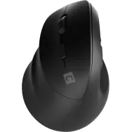 Mysz pionowa Natec Crake 2 NMY-2049 - 2400 DPI, Bluetooth 5.2, 2.4 GHz, Leworęczna, Czarna