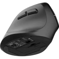 Mysz pionowa Natec Crake 2 NMY-2049 - 2400 DPI, Bluetooth 5.2, 2.4 GHz, Leworęczna, Czarna