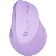 Mysz pionowa Natec Crake 2 NMY-2258 - 2400 DPI, Bluetooth 5.2, 2.4 GHz, Praworęczna, Lawendowy