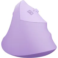 Mysz pionowa Natec Crake 2 NMY-2258 - 2400 DPI, Bluetooth 5.2, 2.4 GHz, Praworęczna, Lawendowy