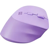 Mysz pionowa Natec Crake 2 NMY-2258 - 2400 DPI, Bluetooth 5.2, 2.4 GHz, Praworęczna, Lawendowy