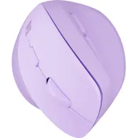 Mysz pionowa Natec Crake 2 NMY-2258 - 2400 DPI, Bluetooth 5.2, 2.4 GHz, Praworęczna, Lawendowy