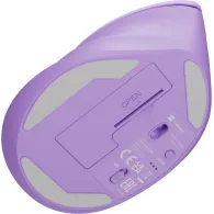 Mysz pionowa Natec Crake 2 NMY-2258 - 2400 DPI, Bluetooth 5.2, 2.4 GHz, Praworęczna, Lawendowy