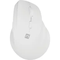 Mysz pionowa Natec Crake 2 NMY-2257 - 2400 DPI, Bluetooth 5.2, 2.4 GHz, Praworęczna, Biała