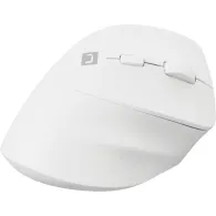 Mysz pionowa Natec Crake 2 NMY-2257 - 2400 DPI, Bluetooth 5.2, 2.4 GHz, Praworęczna, Biała