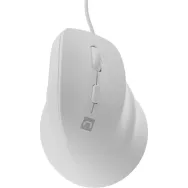 Mysz pionowa przewodowa Natec Crake 2 Pro NMY-2273 - 12800 DPI, USB, Praworęczna, Biała