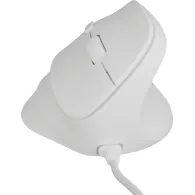 Mysz pionowa przewodowa Natec Crake 2 Pro NMY-2273 - 12800 DPI, USB, Praworęczna, Biała