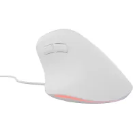 Mysz pionowa przewodowa Natec Crake 2 Pro NMY-2273 - 12800 DPI, USB, Praworęczna, Biała