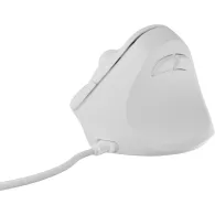 Mysz pionowa przewodowa Natec Crake 2 Pro NMY-2273 - 12800 DPI, USB, Praworęczna, Biała