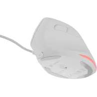 Mysz pionowa przewodowa Natec Crake 2 Pro NMY-2273 - 12800 DPI, USB, Praworęczna, Biała