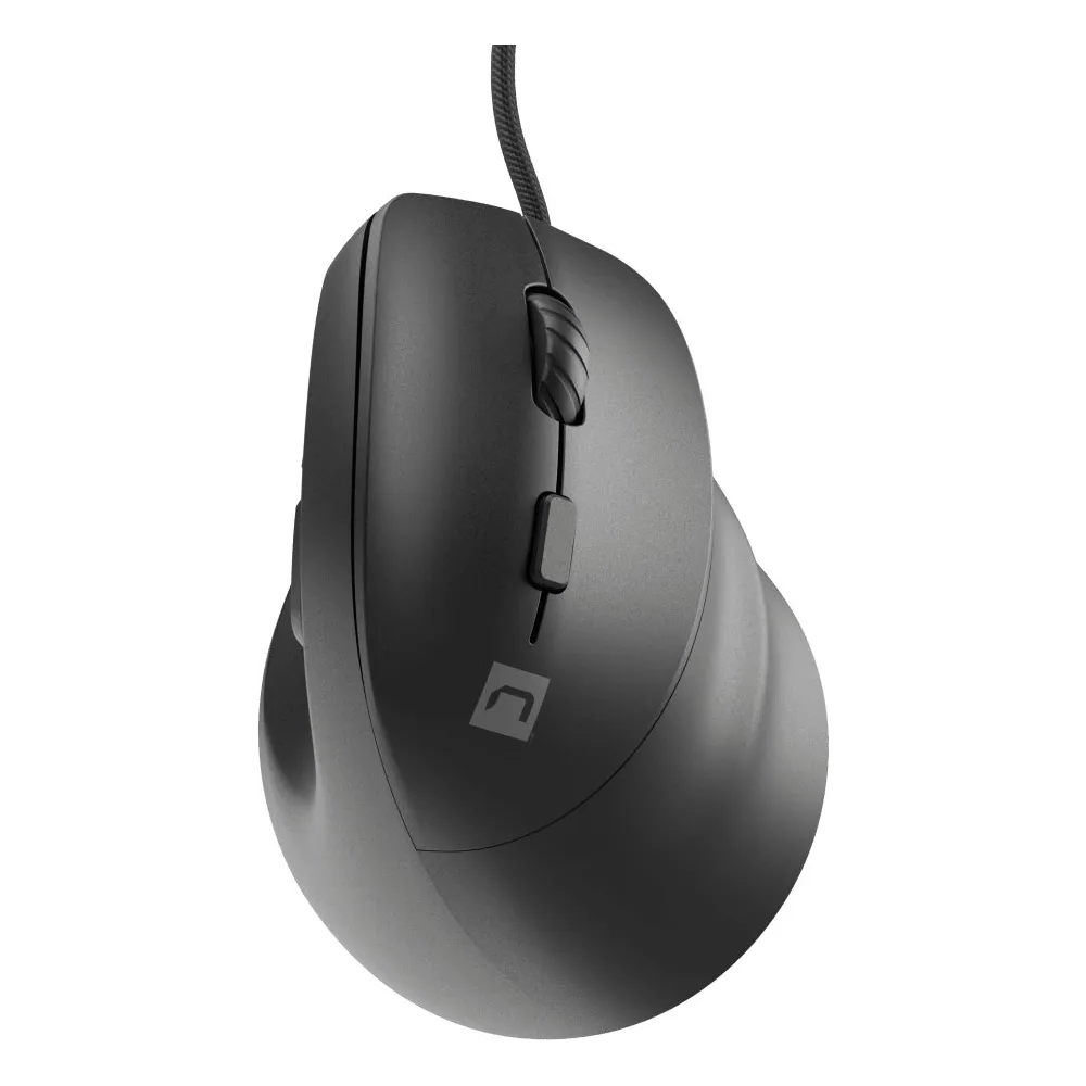 Mysz pionowa przewodowa Natec Crake 2 Pro NMY-2272 - 12800 DPI, USB, Praworęczna, Czarna