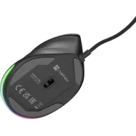 Mysz pionowa przewodowa Natec Crake 2 Pro NMY-2272 - 12800 DPI, USB, Praworęczna, Czarna