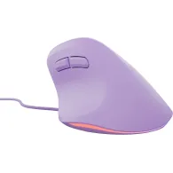 Mysz pionowa przewodowa Natec Crake 2 Pro NMY-2274 - 12800 DPI, USB, Praworęczna, Lawendowa