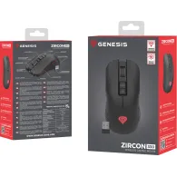 Mysz bezprzewodowa Genesis Zircon 330 NMG-1321 - 3600 DPI, Czarna