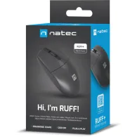Mysz przewodowa Natec Ruff Plus NMY-2021 - 1200 DPI, Czarna