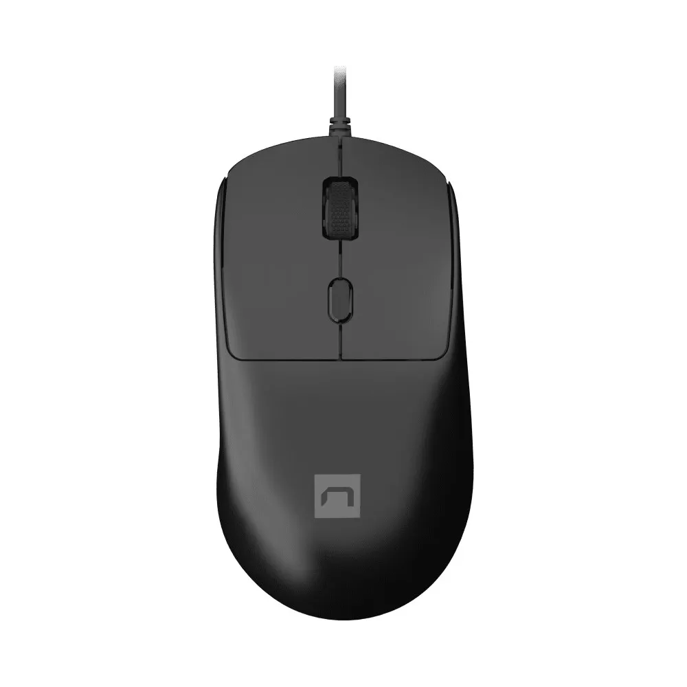 Mysz przewodowa Natec Hawk 2 NMY-2387 - Laser, 2400 DPI, Czarna