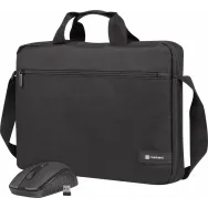 Torba na laptopa Natec Wallaroo 2 NTO-2051, Mysz w zestawie, 16", Poliester 300D, Czarna | Sklep ITnes.pl, IT for BUSINESS