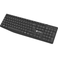 Bezprzewodowy zestaw klawiatury i myszy Natec Squid 2 NZB-1989 - US, 2.4 GHz, Czarny