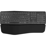 Klawiatura bezprzewodowa Natec Porifera NKL-1995 - US, 2.4 GHz, Bluetooth , Czarna