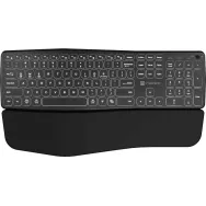 Klawiatura bezprzewodowa Natec Porifera NKL-1995 - US, 2.4 GHz, Bluetooth , Czarna