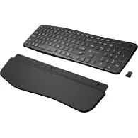 Klawiatura bezprzewodowa Natec Porifera NKL-1995 - US, 2.4 GHz, Bluetooth , Czarna