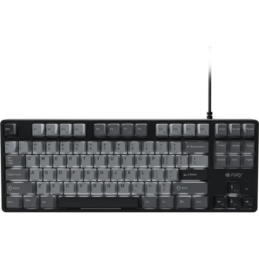 Klawiatura przewodowa Natec Fury Kanabo K2 NFU-2386, US, Białe podświetlenie, Mechaniczna, Czarno-szara | Sklep ITnes.pl, IT for BUSINESS