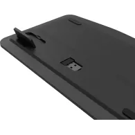 Klawiatura bezprzewodowa z touchpadem Natec Turbot 2 NKL-2317 - US, BT, 2,4 GHz, Czarna