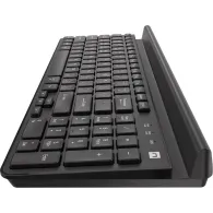 Klawiatura bezprzewodowa Natec Felimare NKL-1973 - US, Bluetooth, 2,4GHz, Uchwyt na telefon|tablet, czarna