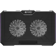 Podstawka chłodząca Natec Fury Gunbai G3 NFC-2375, 14,1-17,3", 2 wentylatory, 2xUSB, Czarna | Sklep ITnes.pl, IT for BUSINESS