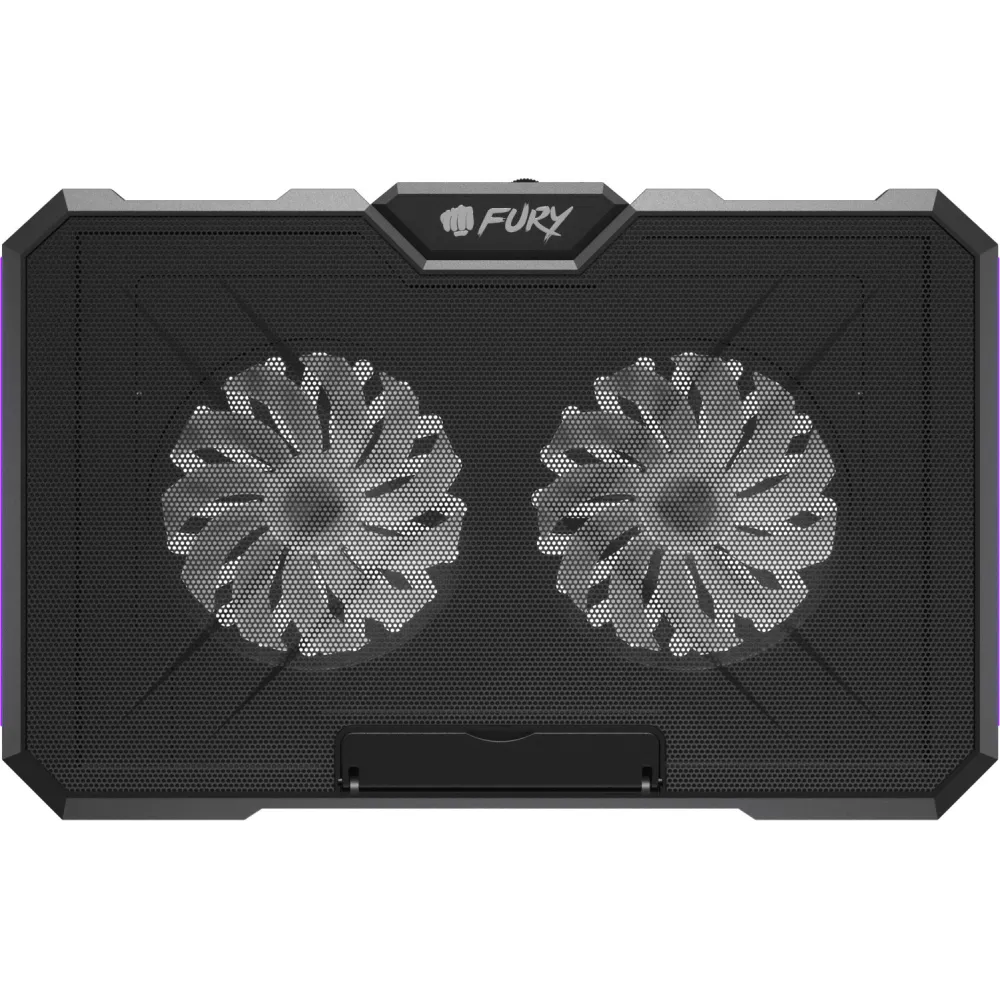 Podstawka chłodząca Natec Fury Gunbai G3 NFC-2375, 14,1-17,3", 2 wentylatory, 2xUSB, Czarna | Sklep ITnes.pl, IT for BUSINESS
