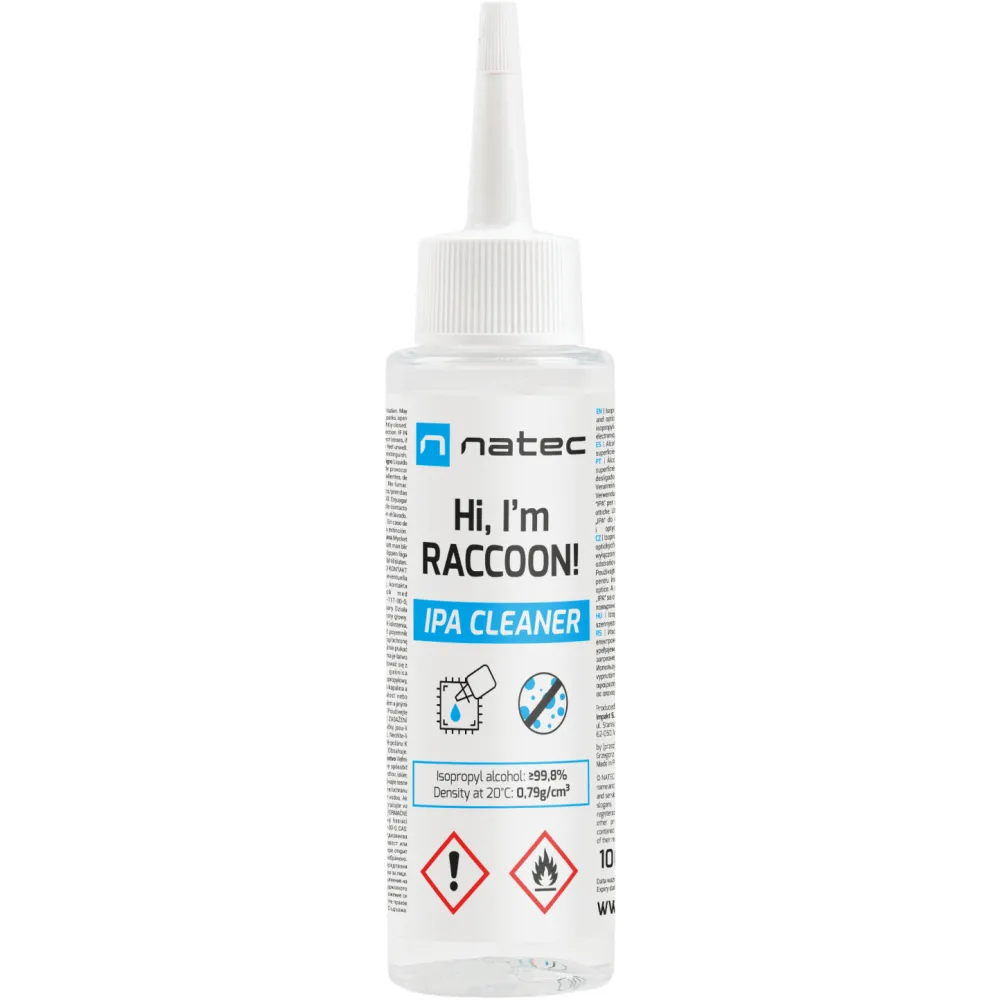 Alkohol izopropylowy Natec Raccoon IPA Cleaner NSC-2309 - 100 ml