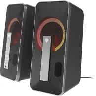 Głośniki Genesis Helium 100BT NCS-1635 - RGB, Stereo, Bluetooth, 10W RMS, Czarno-srebrne
